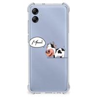 Samsung Galaxy A04e Stevig | Bumper Hoesje | Cow - thumbnail