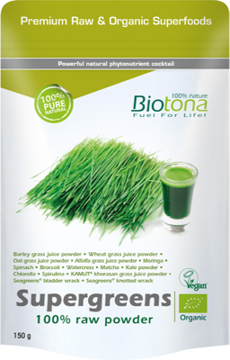 Biotona Supergreens Raw Poeder