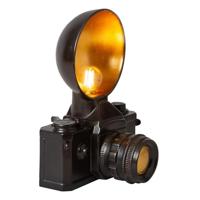 Lucide EXTRAVAGANZA CAMERA - Tafellamp - 1xE14 - Zwart - thumbnail