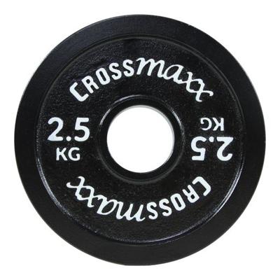 Crossmaxx® Calibrated plate - 2.5 kg - Zwart - Bumperplate