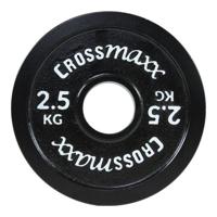 Crossmaxx® Calibrated plate - 2.5 kg - Zwart - Bumperplate - thumbnail
