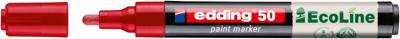 Paintmarker edding 50 eco waterbasis 2-3mm rood | 10 stuks