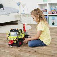 Dickie Unimog U530 werkvoertuig met kraan - thumbnail