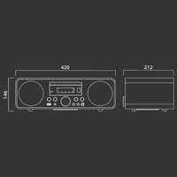 Radio CD Muse M880FBC 80W - thumbnail