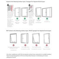 AEG AWK04 Raamafdichtingskit Mobiele Airco Raamomtrek 500 cm - thumbnail