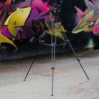 Caruba Videostar 180 Pro Videostatief + vloeistof gedempte kop - thumbnail
