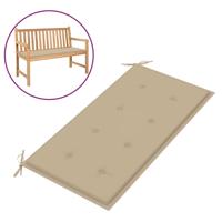 VidaXL Tuinbankkussen 100x50x4 cm oxford stof beige - thumbnail