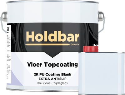 Holdbar Vloer Topcoating Extra Antislip Zijdeglans 2,5 kg