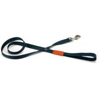 Hondenriem Uni 120cm x 15mm donkergroen - thumbnail