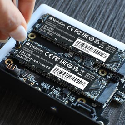 Verbatim Vi3000 1 TB NVMe/PCIe M.2 SSD 2280 harde schijf PCIe NVMe 3.0 x4 Retail 49375 Verbatim Vi3000 1 TB NVMe/PCIe M.2 SSD 2280 harde schijf PCIe NVMe 3.0 x4 Retail 49375
