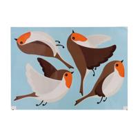 Esschert Design Raamstickers roodborstje - thumbnail