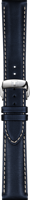 Horlogeband Tissot T600045689 / T9274074604101A Leder Blauw 20mm - thumbnail