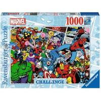 Ravensburger - challenge puzzel marvel superhelden 1000st. - thumbnail
