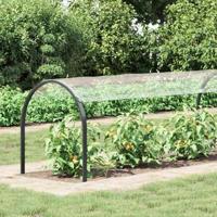 Plantenafdekking met zeilringen 1x6 m PVC - thumbnail