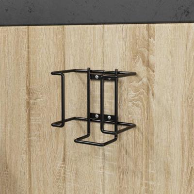 VidaXL Liksteenhouder staal zwart VidaXL Liksteenhouder staal zwart