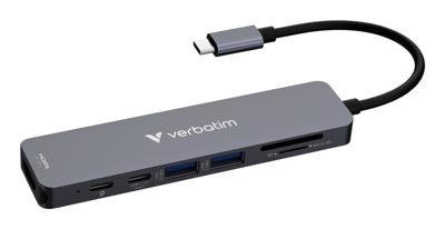 Verbatim Essentials 32158 USB-hub 5 GBit/s Grijs