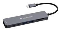 Verbatim Essentials 32158 USB-hub 5 GBit/s Grijs - thumbnail
