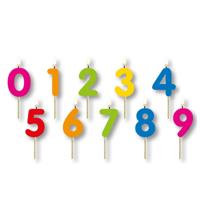Kaarsjes Set 0 t/m 9 Jaar - thumbnail