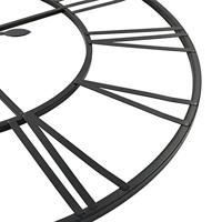 VidaXL Wandklok vintage-stijl met quartz-mechanisme xxl 80 cm metaal - thumbnail