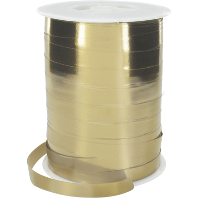 Lint | 10mm | 250m | PP | goud | 5 stuks