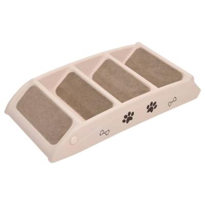 VidaXL Hondentrap inklapbaar 62x40x49,5 cm crème