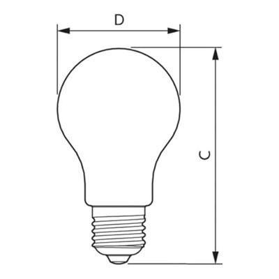 Signify 34744100 Gloeilamp-lamp Energielabel D (A - G) E27 Peer 17 W Warmwit (Ø x l) 70 mm x 121 mm 1 stuk(s) Signify 34744100 Gloeilamp-lamp Energielabel D (A - G) E27 Peer 17 W Warmwit (Ø x l) 70 mm x 121 mm 1 stuk(s)