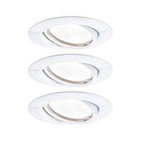 Paulmann 93427 Inbouwlamp Set van 3 stuks Wit - thumbnail