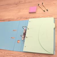 Smartfolder geperforeerde opbergmappen gelamineerd A4 assorti 6 stuks - thumbnail