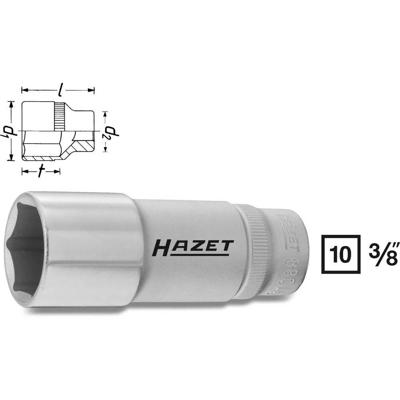Hazet 880LG 880LG-9 Dop (zeskant) Dopsleutelinzetstuk 9 mm 3/8 (10 mm) Hazet 880LG 880LG-9 Dop (zeskant) Dopsleutelinzetstuk 9 mm 3/8 (10 mm)