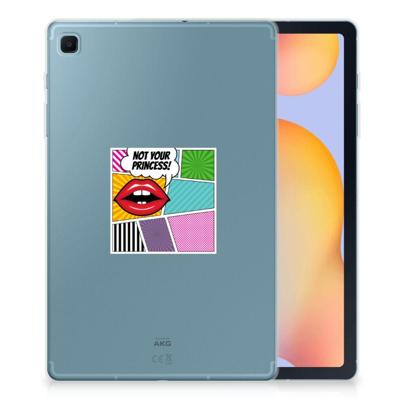 Samsung Galaxy Tab S6 Lite | S6 Lite (2022) Leuke Siliconen Hoes Popart Princess Samsung Galaxy Tab S6 Lite | S6 Lite (2022) Leuke Siliconen Hoes Popart Princess