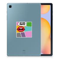 Samsung Galaxy Tab S6 Lite | S6 Lite (2022) Leuke Siliconen Hoes Popart Princess - thumbnail