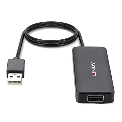 LINDY 42986 42986 USB-hub 4 poorten USB-A USB 2.0 480 MBit/s Zwart