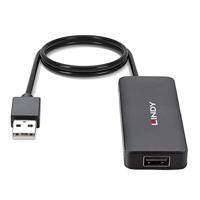 LINDY 42986 42986 USB-hub 4 poorten USB-A USB 2.0 480 MBit/s Zwart - thumbnail