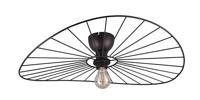 Plafondlamp Chapeau zwart mat Excl. 1x E27 7W - thumbnail