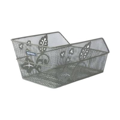 Basil cento flower- fietsmand - achterop - olive green