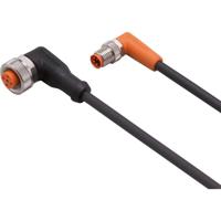 ifm Electronic EVC382 Verbindingskabel Aantal polen (sensoren): 4, 5 Stekker, haaks, Bus, haaks 0.3 m 1 stuk(s) - thumbnail