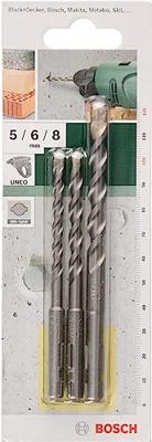 Bosch Accessoires Betonboren SDS-Quick voor Uneo | 3-Delig | 2609256908 - 2609256908