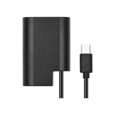 Caruba PD-DCC12 Panasonic DMW-BLF19 Dummy batterij, USB Type C gekrulde kabel