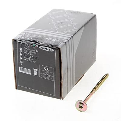 Tellerkopfschroef gelb-vz 8x140 tx40