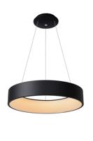Lucide TALOWE LED - Hanglamp - Ø 60 cm - LED Dimb. - 1x39W 3000K - Zwart - thumbnail
