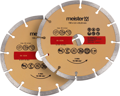 Meister diamantslijpschijf 150x22.2 2dlg w - wu5906140