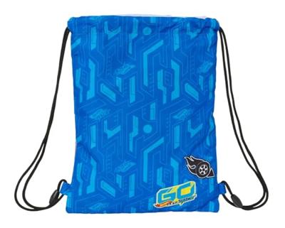 Rugtas met Koordjes Hot Wheels Let's race Blauw Zwart 26 x 34 x 1 cm