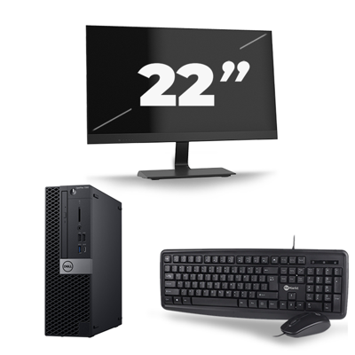 Dell Optiplex 7060 SFF - Intel Core i7-8e Generatie - 16GB RAM - 256GB SSD - Windows 11 + 1x 22 inch Monitor Dell Optiplex 7060 SFF - Intel Core i7-8e Generatie - 16GB RAM - 256GB SSD - Windows 11 + 1x 22 inch Monitor
