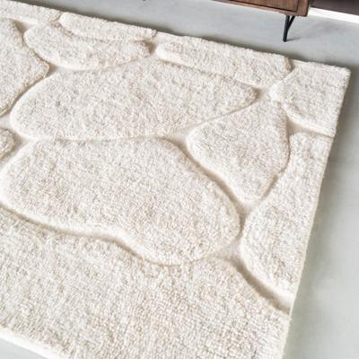 By-Boo Vloerkleed 'Kala' Wol, 160 x 230cm, kleur Off White