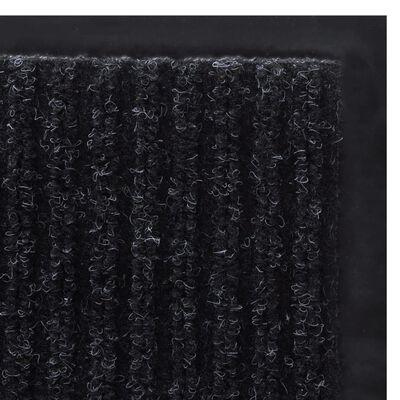 Deurmat PVC 150 x 90 cm (zwart) - thumbnail
