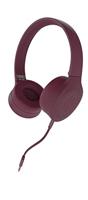 Kygo A4/300 draadloze on-ear hoofdtelefoon (opvouwbare Bluetooth hoofdtelefoon met microfoon voor iPhone iOS en Android, 16 uur batterijduur) rood - thumbnail