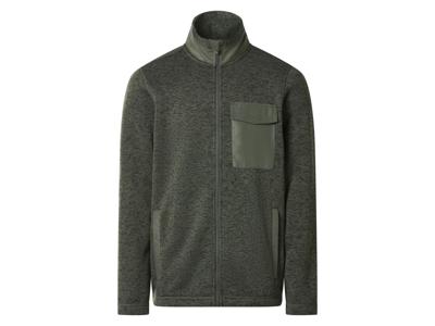 esmara Men Heren fleecevest (Groen, XXL)