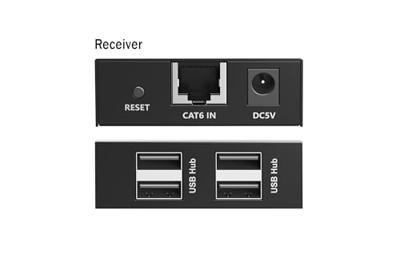Digitus DA-73120 USB-extender USB-A, USB-A 2.0, RJ45 Via netwerkkabel RJ45 150 m