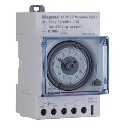 Legrand Legrand 412813 DIN-rail schakelklok Analoog 230 V Legrand Legrand 412813 DIN-rail schakelklok Analoog 230 V