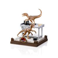 Noble Collection Jurassic Park: Velociraptor PVC Diorama decoratie - thumbnail